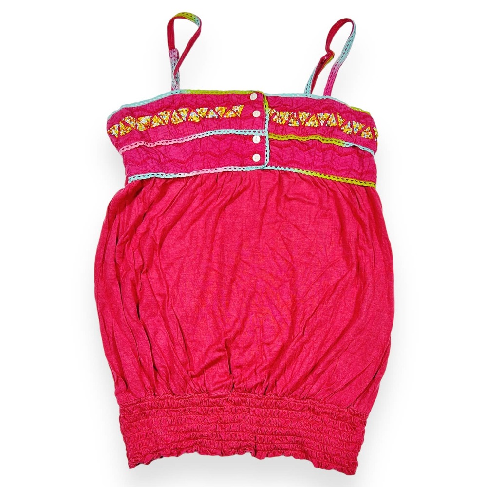 American Rag Beaded Bubble Y2K Tank Shirt